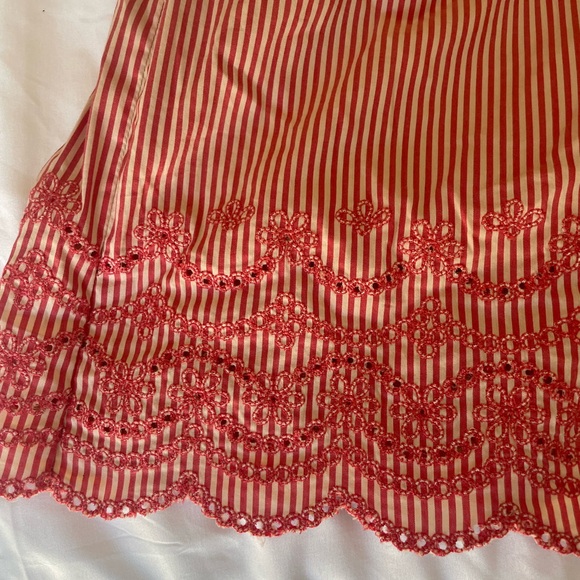 BCBG. Size 6. Red/white striped dress. - Picture 8 of 12